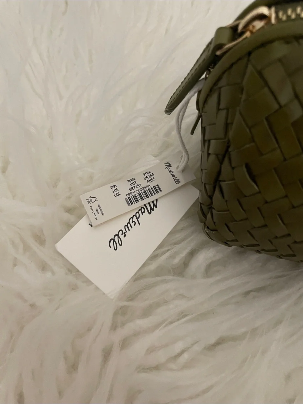 Madewell The Signature Woven Zip Pouch
